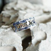 Ancient Priestly Blessing Ring Silver and Gold